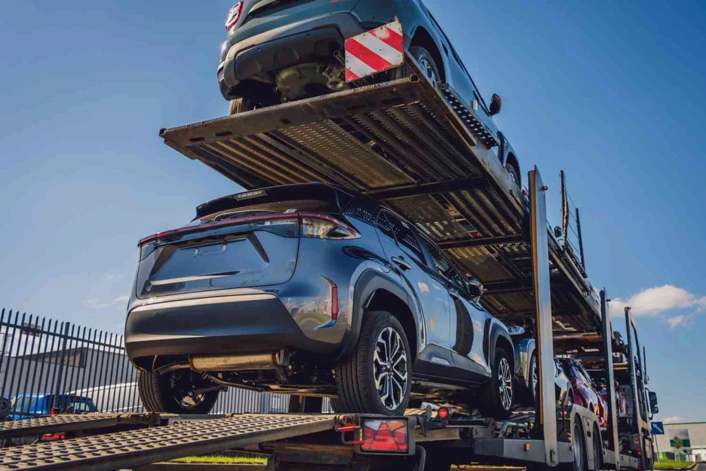 open trailer car transport to Schaumburg