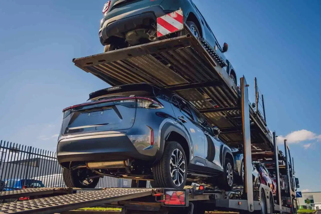 open trailer car transport to Schaumburg